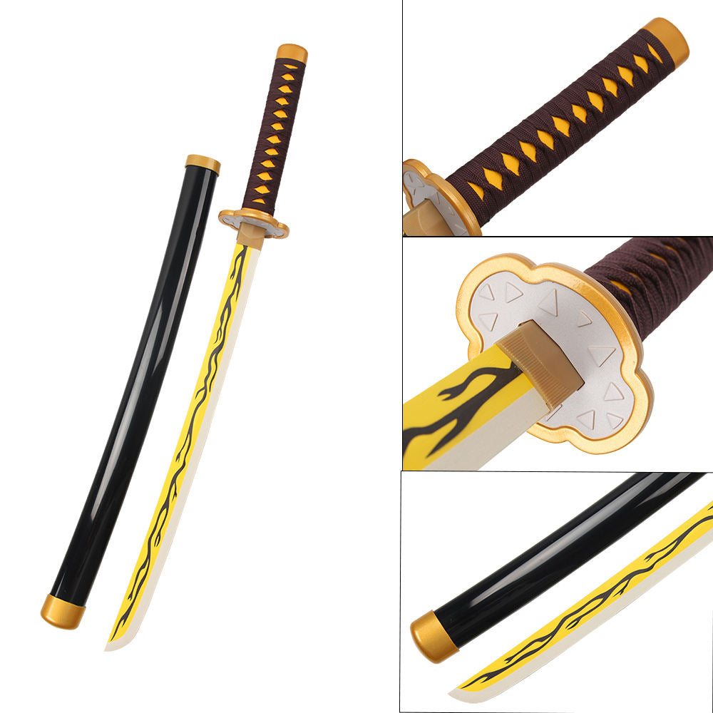 Demon Slayer Kaigaku Zenitsu Wooden Katana - 105 CM